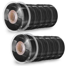 Azurefilm SUPER PACK PLA Black 10kg +2 Master Spools