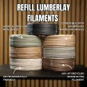 Azurefilm PLA Wood Lumberlay Bamboo Refill 1.75 750gr