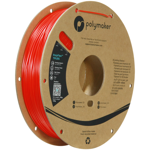 Polymaker PolyFlex TPU-95A Red  1.75 750gr