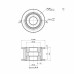 RPM3D Idler P20-2GT-6-A-P5-H10 (With Teeth)